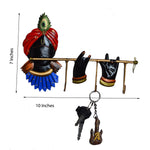 eCraftIndia Wrought Iron Lord Krishna Key Holder